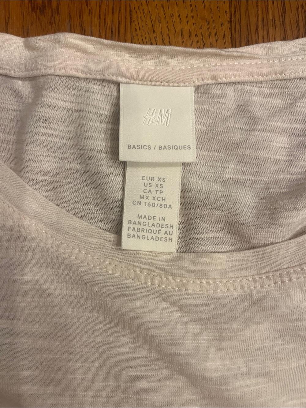 H&M Cream Basic Tee - Picture 2 of 2